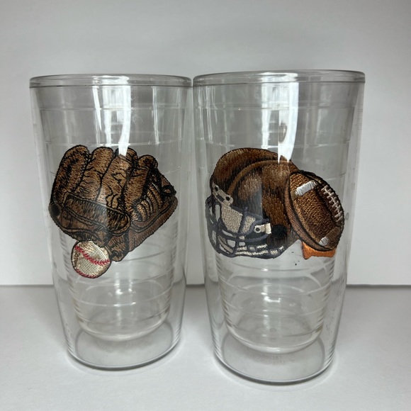 tervis Other - 2 Tervis Tumbler Baseball Football Glasses